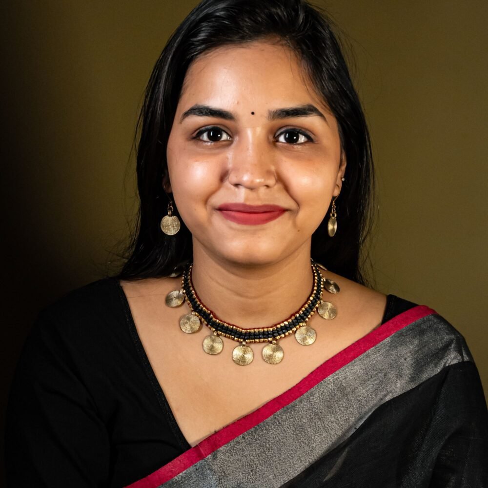 Pure Handmade Dhokra Jewellery with Earring (SB5/2129) - Image 3