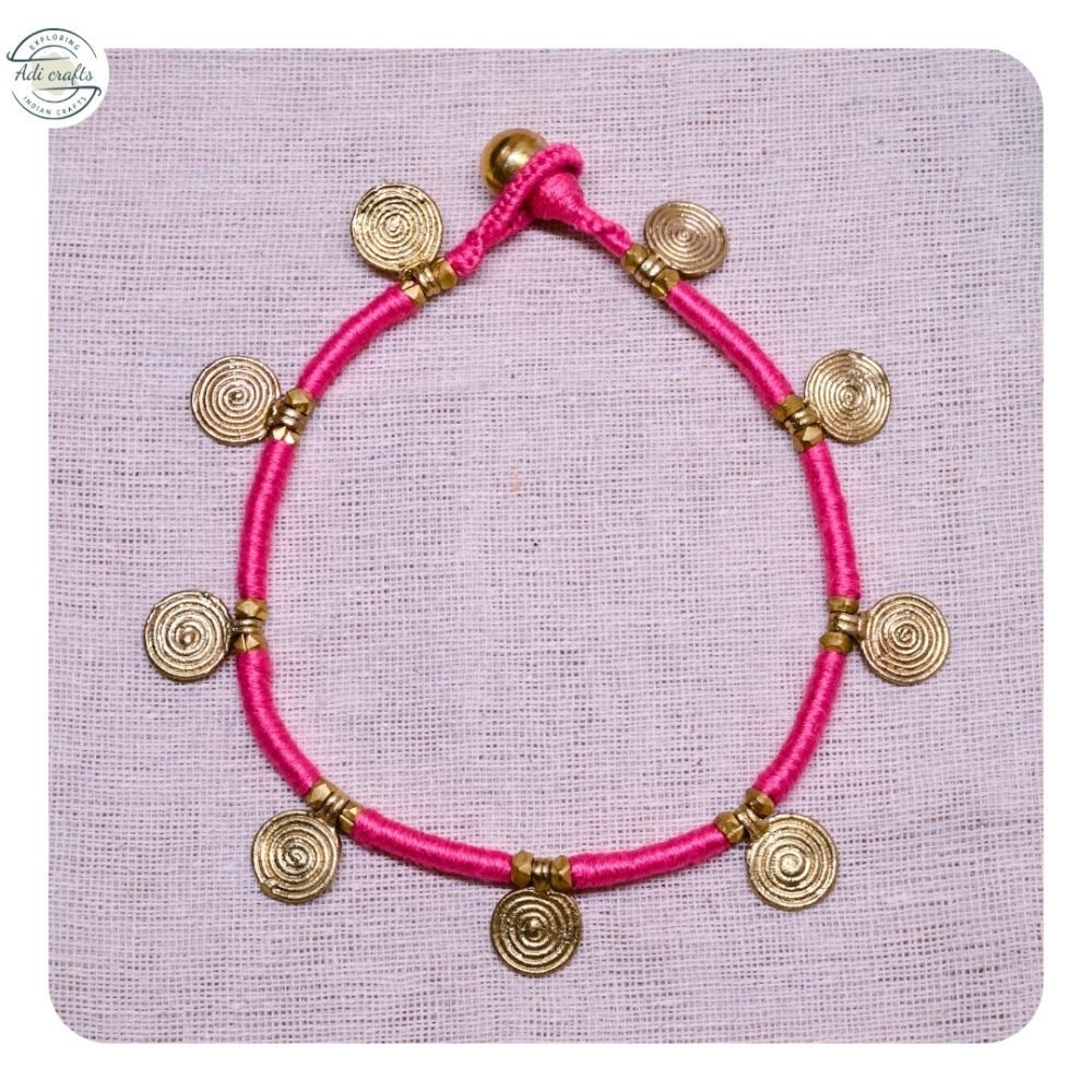 Pure Handmade Tribal/Dhokra Anklet/Payal (CHA 13)