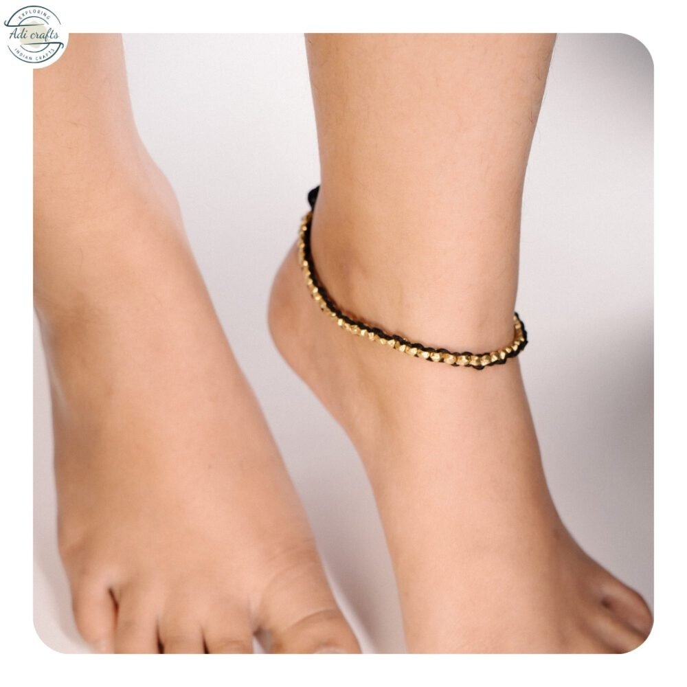 Pure Handmade Tribal/Dhokra Anklet/Payal (CHA 01)