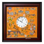 Tribal/Non Tribal Hand Painted Wall Clock with frames (SJC004)