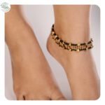 Handcrafted Odisha Tribal Dhokra Anklet (Payal) – Hema