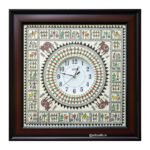 Tribal/Non Tribal Hand Painted Wall Clock with frames (SJC007)