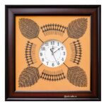 Tribal/Non Tribal Hand Painted Wall Clock with frames (SJC008)