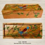 Wooden Multipurpose Box with Handpainted (Pattachitra) Painting (SBS009)