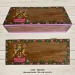 Wooden Multipurpose Box with Handpainted (Pattachitra) Painting (SBH003)