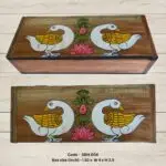 Wooden Multipurpose Box with Handpainted (Pattachitra) Painting (SBH004)