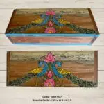 Wooden Multipurpose Box with Handpainted (Pattachitra) Painting (SBH007)