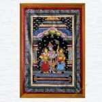 Shri Krishna Leela Pattachitra Art Painting (SROP03)