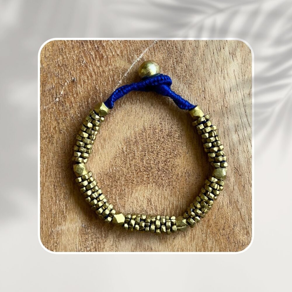 Pure Handmade Dhokra/Tribal Bracelet (CHB 08) - Image 4