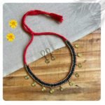 Handcrafted Odisha Tribal Dhokra Spiral Choker Necklace with Earrings – Kuni