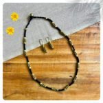 Handcrafted Odisha Tribal Dhokra Minimal Necklace with Earrings – Hema
