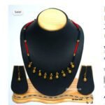 Handcrafted Odisha Tribal Dhokra Ghungroo Drop Necklace with Earrings – Kuni